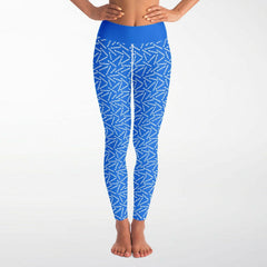 Yoga Leggings For Women | Blue Yoga Leggings | Get Blessed Now