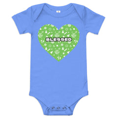 Onesie For Newborn | BLESSED Baby Short Sleeve Onesie| Get Blessed Now