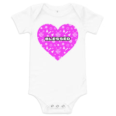 Best Baby Clothes | BLESSED Baby Short Sleeve Onesie | Get Blessed Now
