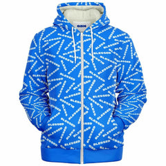 Hooded Sweatshirt With Zipper | Fleece Zip hoodie | Get Blessed Now