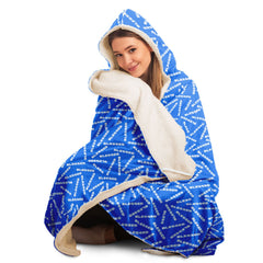 Hooded Blanket For Adults | Blue Hooded Blanket | Get Blessed Now