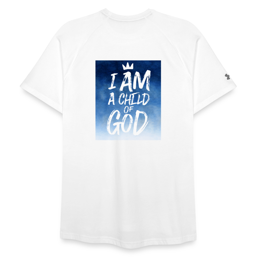 I AM CHILD OF GOD Under Armour Unisex T-Shirt - white