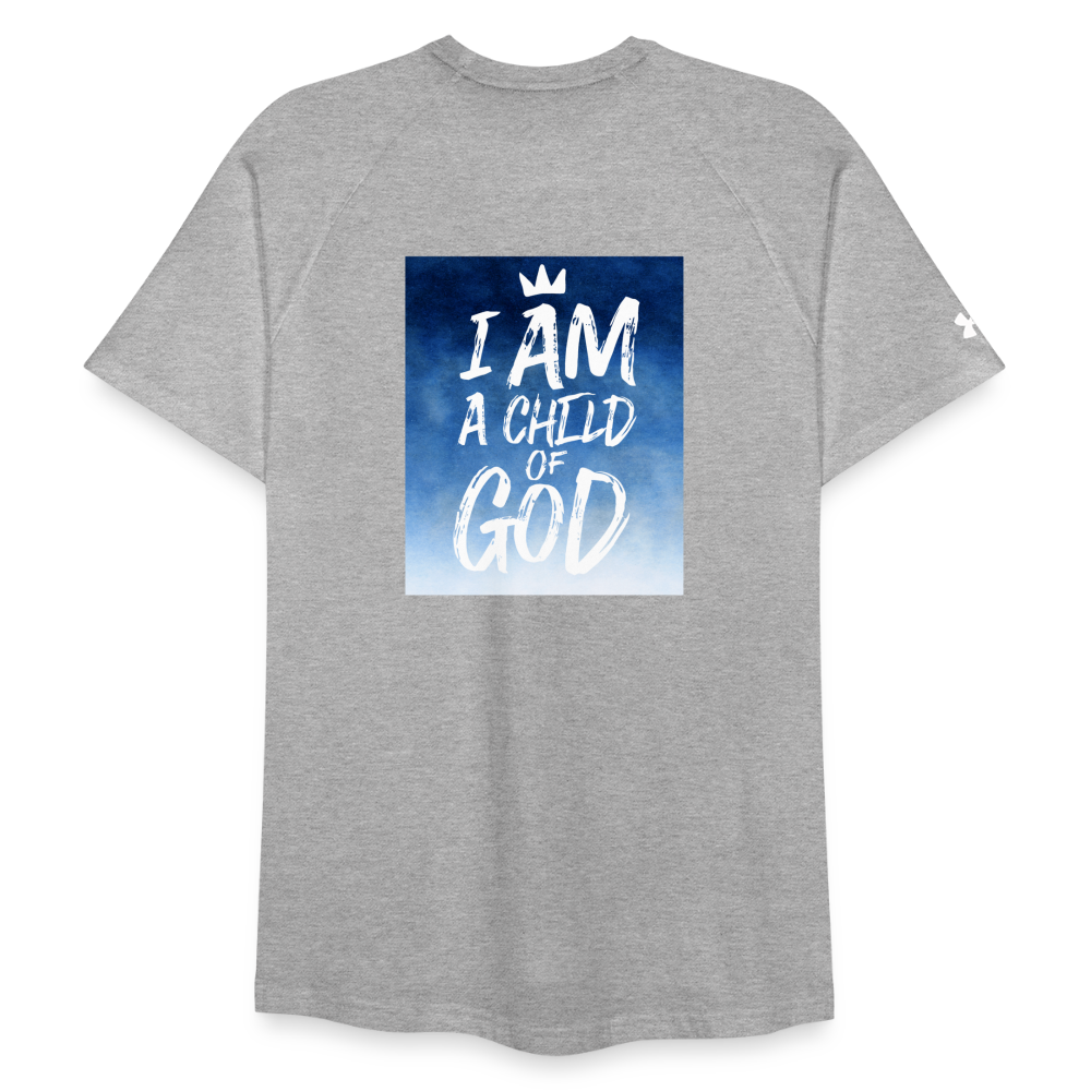 I AM CHILD OF GOD Under Armour Unisex T-Shirt - heather gray