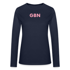 New GET BLESSED/ BE A BLESSING Bella + Canvas Women's Long Sleeve T-ShirtBella + Canvas Women's Long Sleeve T-Shirt - navy
