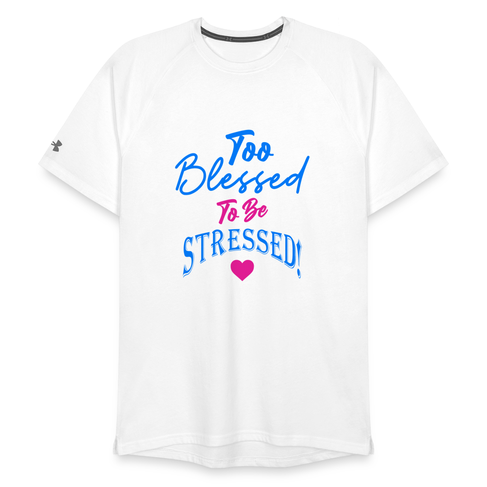 TOO BLESSED! Under Armour Unisex Athletics T-Shirt - white