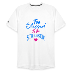 TOO BLESSED! Under Armour Unisex Athletics T-Shirt - white