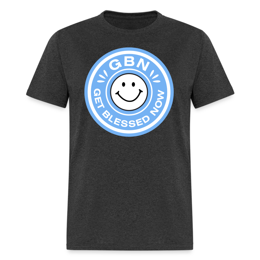 HAPPY DAY! Blessed Unisex Fruit of the Loom T-Shirt - heather black