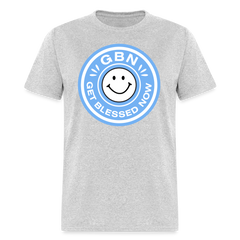 HAPPY DAY! Blessed Unisex Fruit of the Loom T-Shirt - heather gray