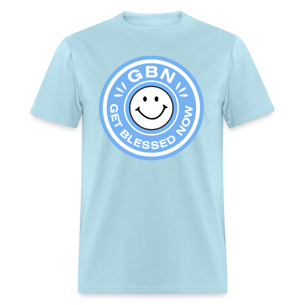 HAPPY DAY! Blessed Unisex Fruit of the Loom T-Shirt - powder blue