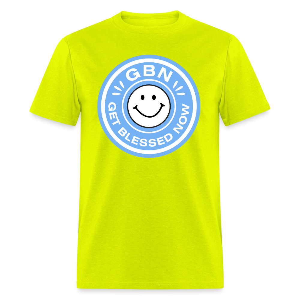 HAPPY DAY! Blessed Unisex Fruit of the Loom T-Shirt - safety green