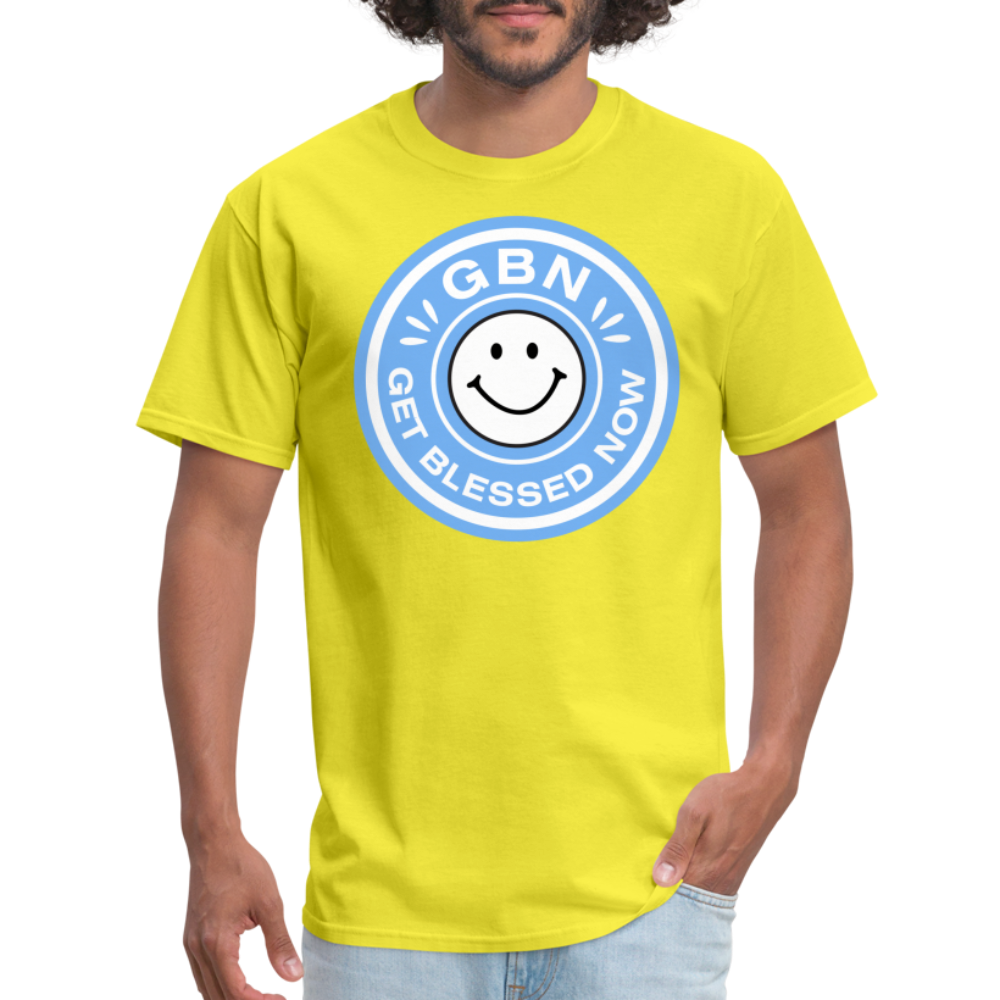 HAPPY DAY! Blessed Unisex Fruit of the Loom T-Shirt - yellow