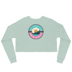 Women's Crop Sweatshirt | GET BLESSED Crop Top | Get Blessed Now