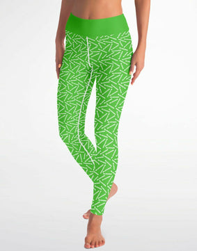 Workout Leggings For Women | Green Yoga Leggings | Get Blessed Now