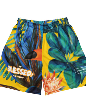 TROPICAL BLESSING - Unisex mesh shorts