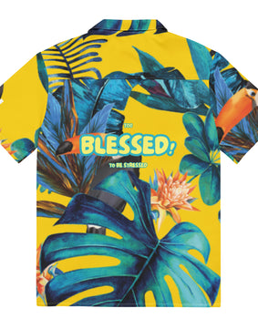 TROPICAL BLESSING - Unisex button shirt