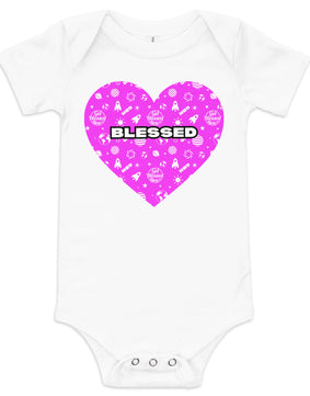 Best Baby Clothes | BLESSED Baby Short Sleeve Onesie | Get Blessed Now