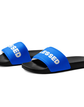 Men's Leather Slides | BLESSED Men’s Slides | Get Blessed Now